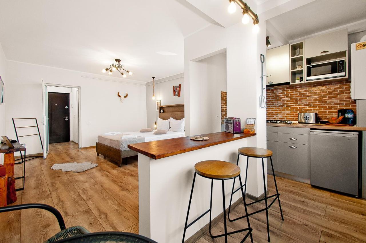 Wood&Steel Apartment Galaţi エクステリア 写真